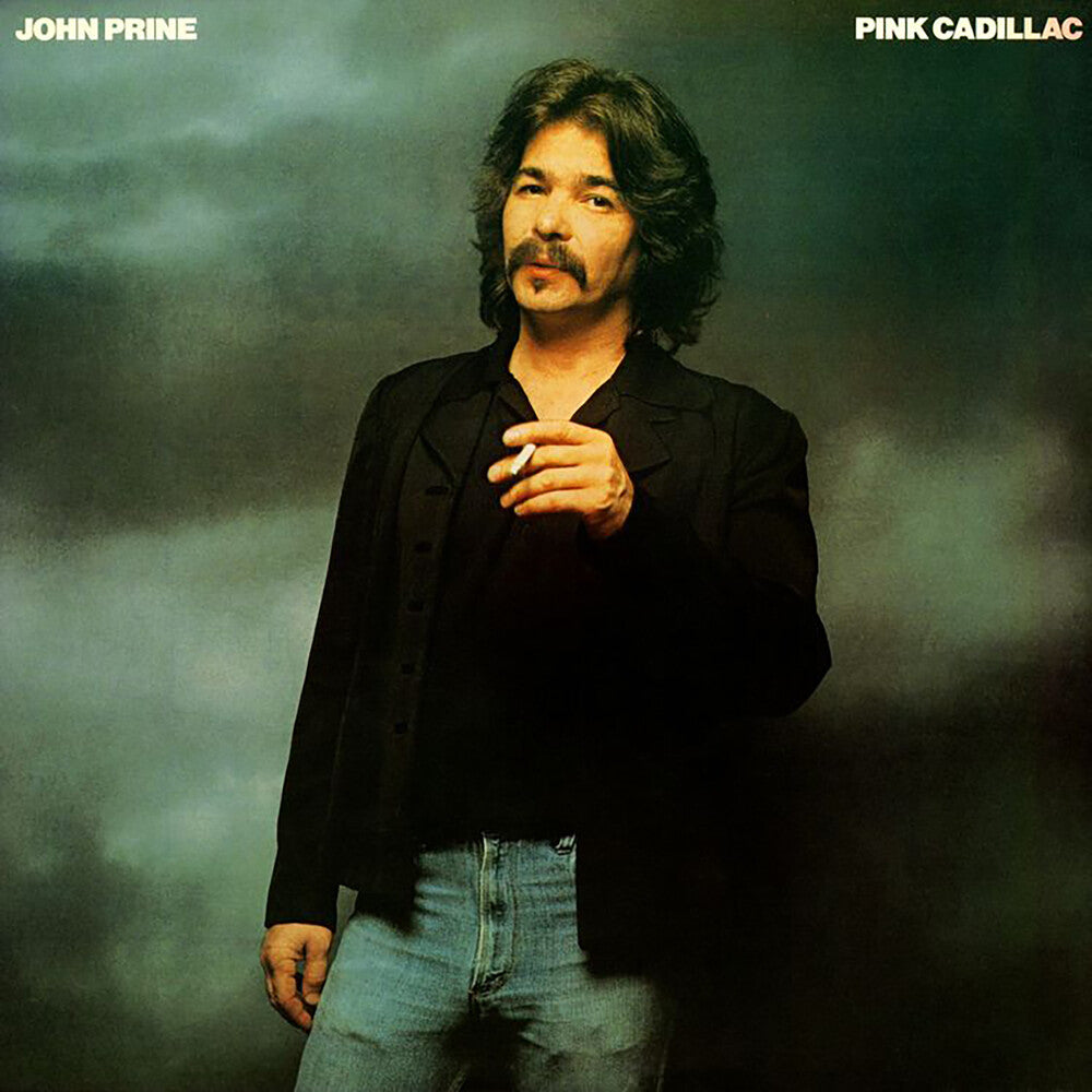 the album cover for John Prine - Pink Cadillac [SYEOR 2021 LP]