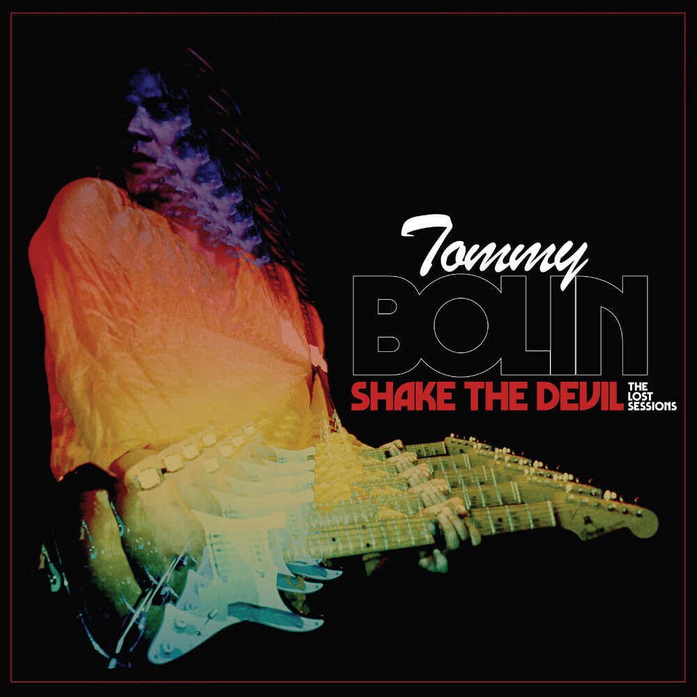 the album cover for Tommy Bolin - Shake The Devil - The Lost Sessions [Colored Vinyl] (Gate)