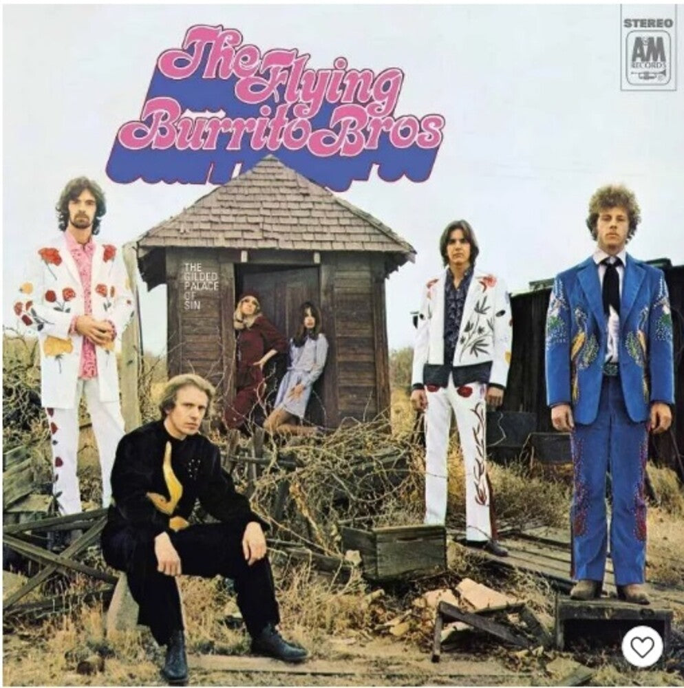 the album cover for The Flying Burrito Brothers - The Gilded Palace Of Sin [LP]