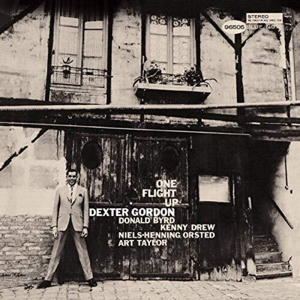 the album cover for Dexter Gordon - One Flight Up One Flight Up [Blue Note Tone  Poet Series LP]