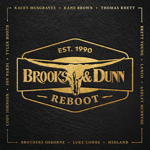 the album cover for Brooks & Dunn - Reboot [LP]