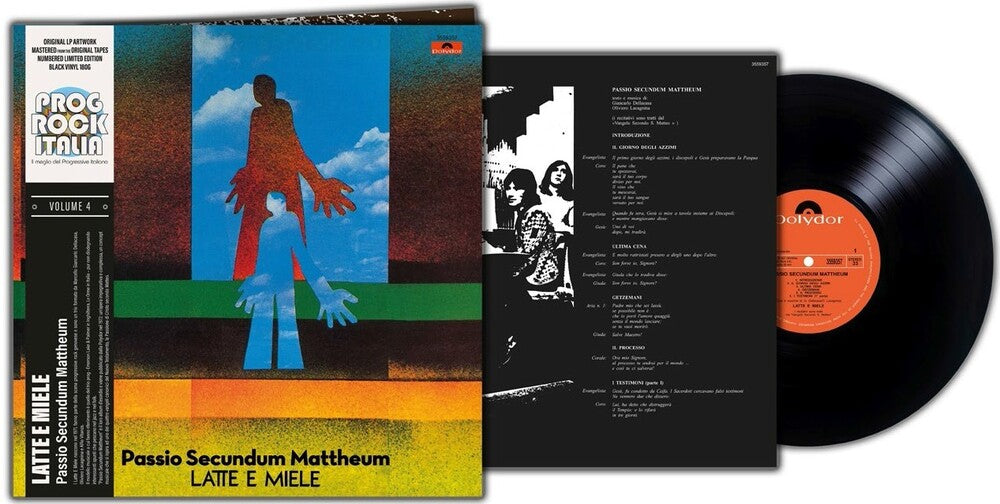 the album cover for Latte E Miele - Passio Secundum Mattheum