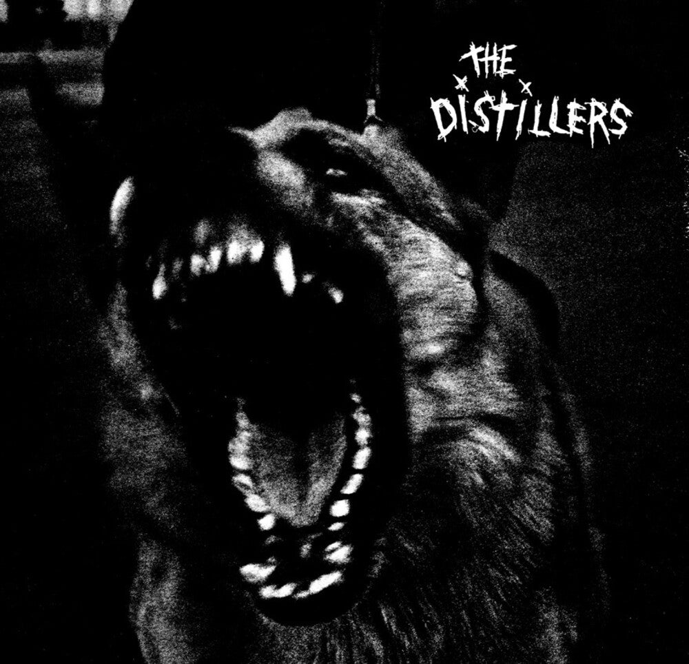 the album cover for The Distillers - The Distillers (Purple/Pink swirl Vinyl)