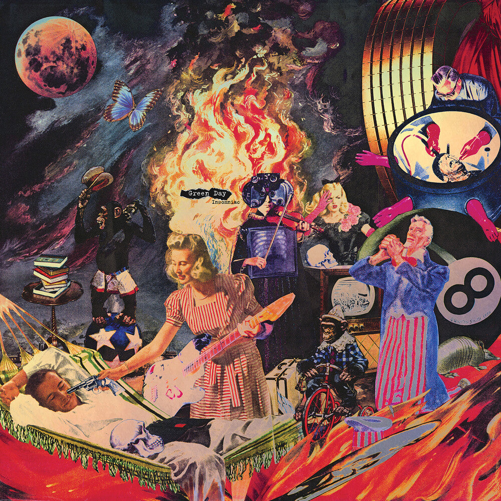 the album cover for Green Day - Insomniac: 25th Anniversary [2LP]