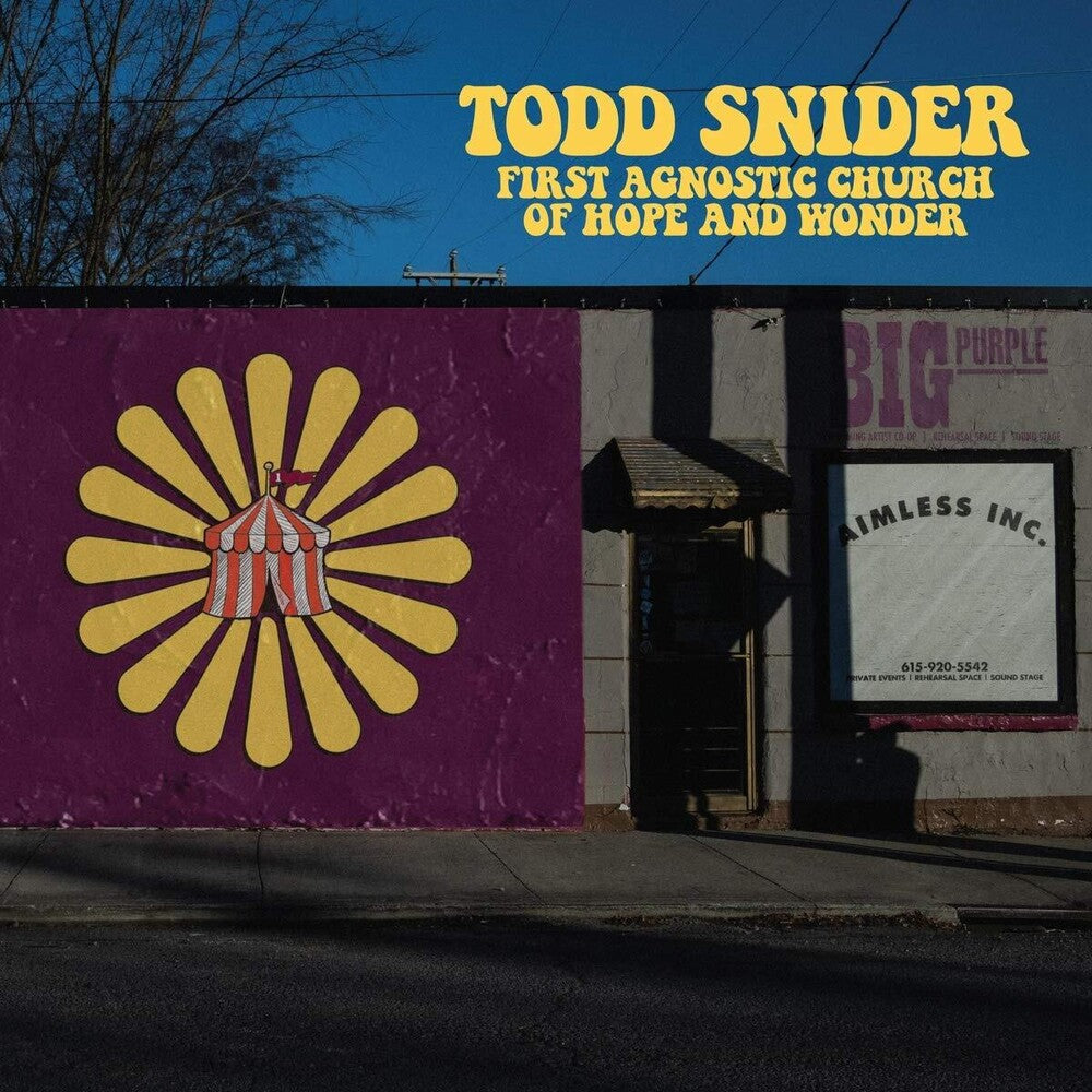 the album cover for Todd Snider - First Agnostic Church of Hope and Wonder [LP]