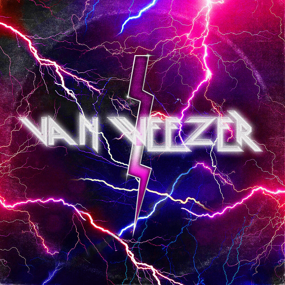 the album cover for Weezer - Van Weezer [Indie Exclusive Neon Magenta LP]