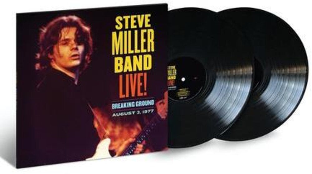 the album cover for Steve Miller Band - Live! Breaking Ground August 3, 1977 [2 LP]