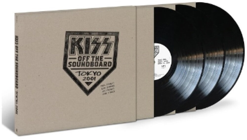 the album cover for KISS - KISS Off The Soundboard: Tokyo 2001 [3 LP]