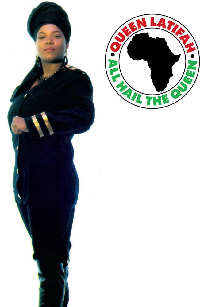 the album cover for Queen Latifah - All Hail the Queen (Red Translucent Vinyl)