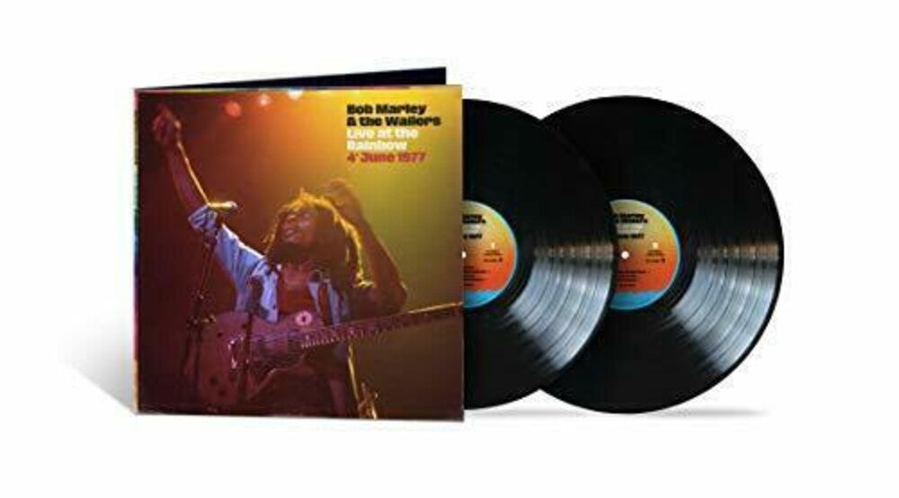 the album cover for Bob Marley  & Wailers - Live At The Rainbow: 4th June 1977