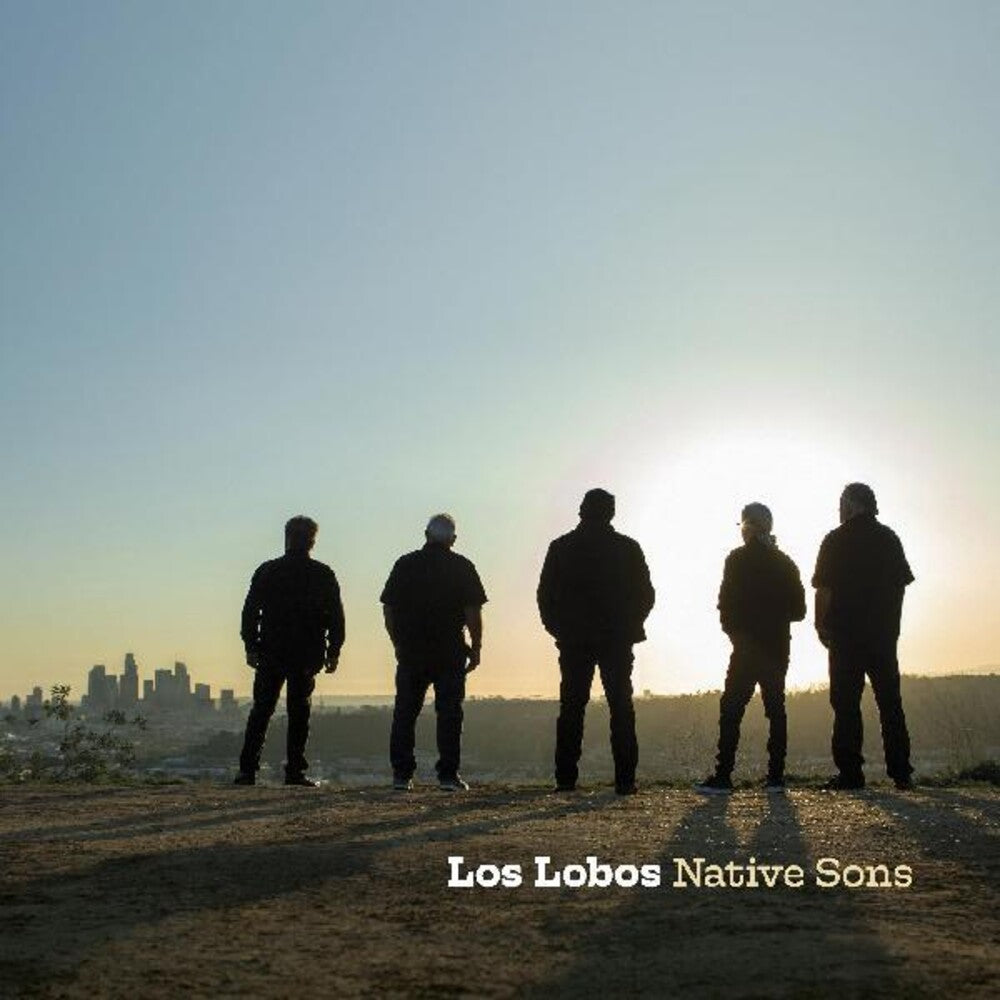 the album cover for Los Lobos - Native Sons [Indie Exclusive Limited Edition Coke Bottle Clear 2LP]
