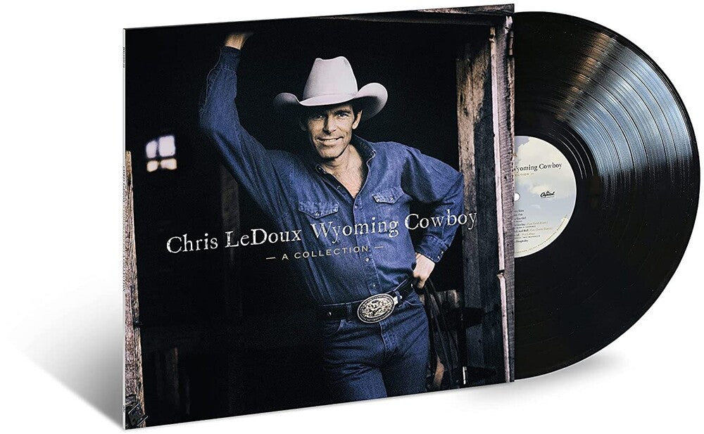 the album cover for Chris LeDoux - Wyoming Cowboy: A Retrospective [LP]