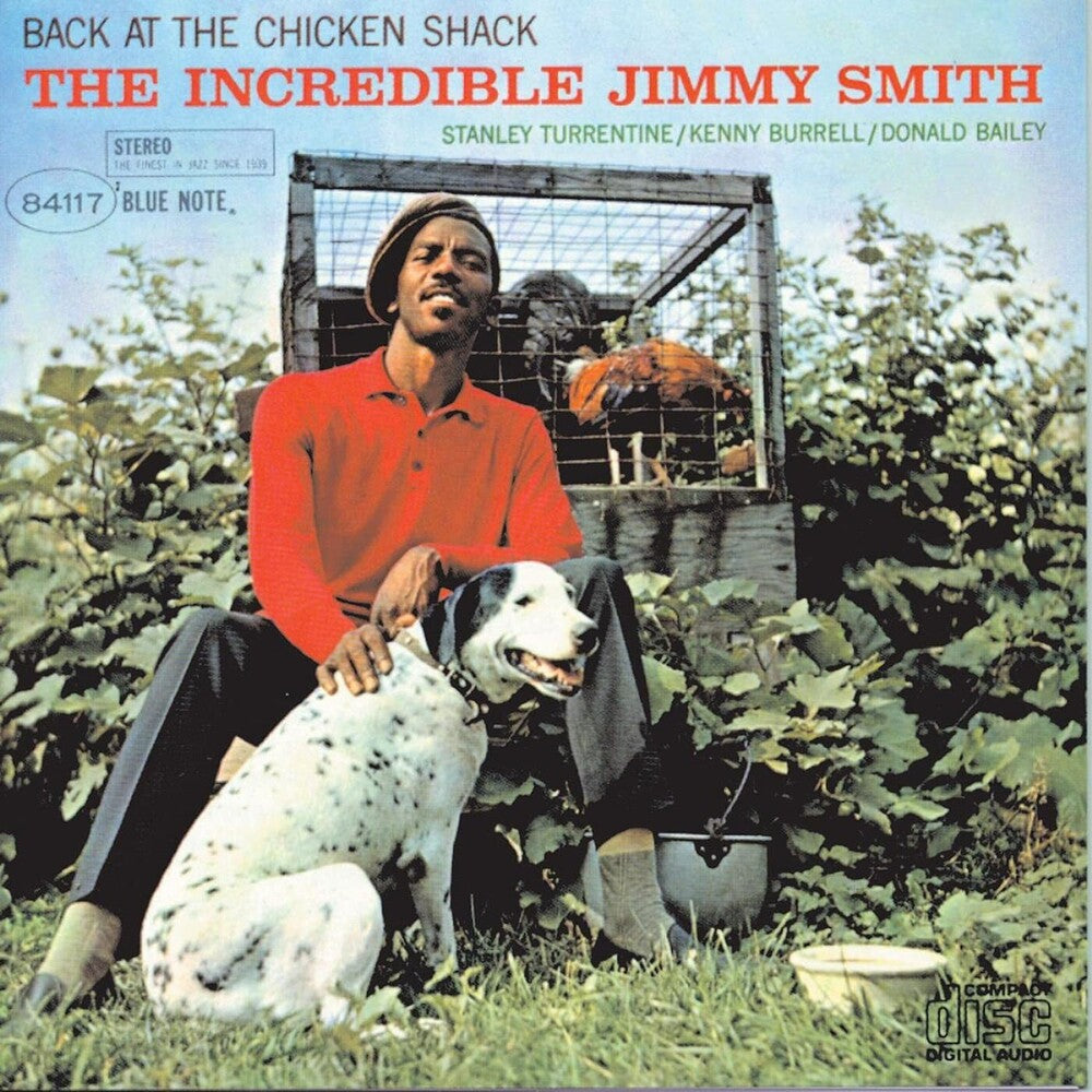 the album cover for Jimmy Smith - Back At The Chicken Shack