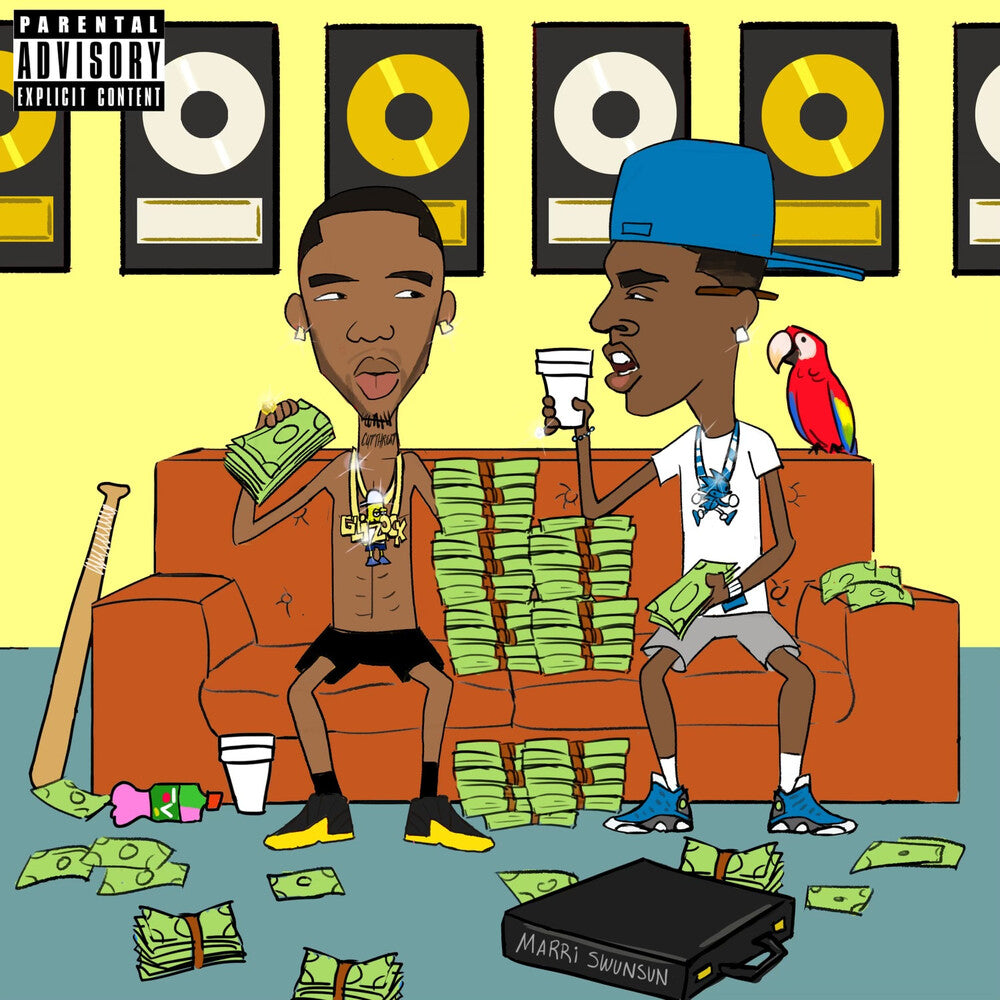 the album cover for Young Dolph / Key Glock - Dum & Dummer 2 [Digipak]