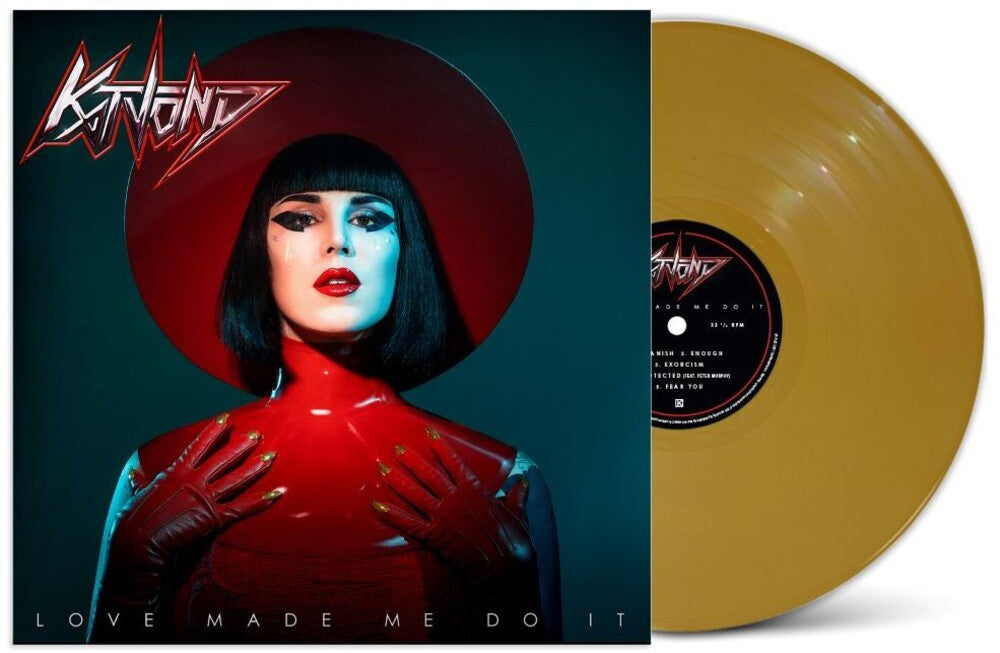 the album cover for Kat Von D - Love Made Me Do It (Gold LP]