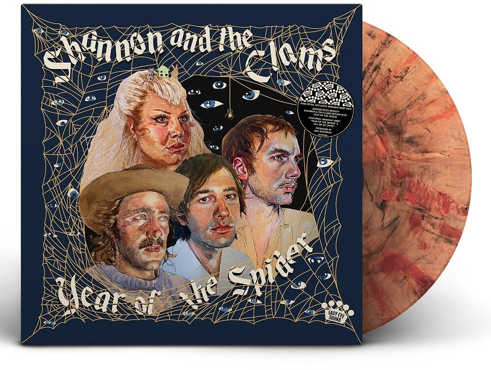 the album cover for Shannon & The Clams - Year Of The Spider [Indie Exclusive Limited Edition Midnight Wine LP]