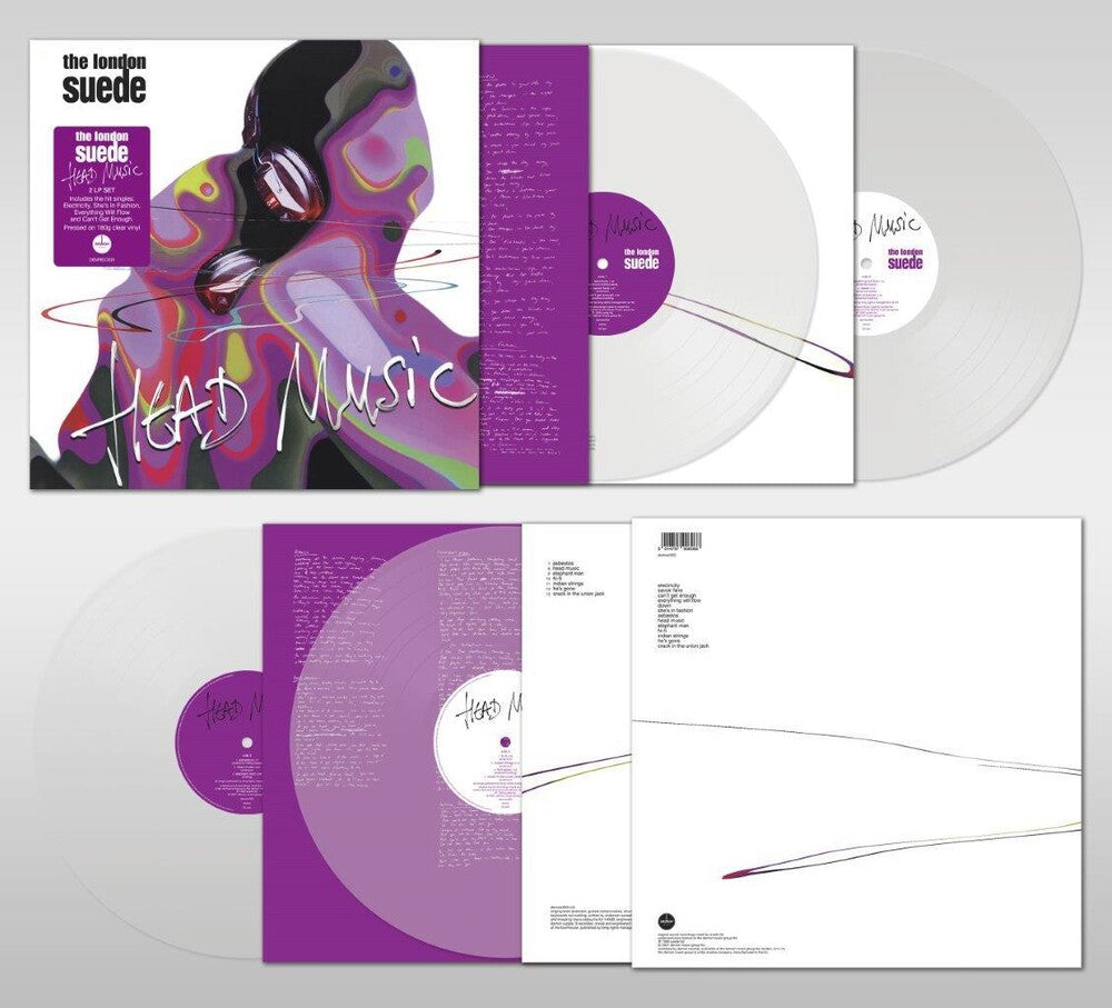 the album cover for Suede (The London Suede) - Head Music [Clear Vinyl] [180 Gram] (Uk)