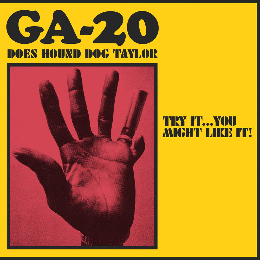 the album cover for GA-20 - Does Hound Dog Taylor [LP]