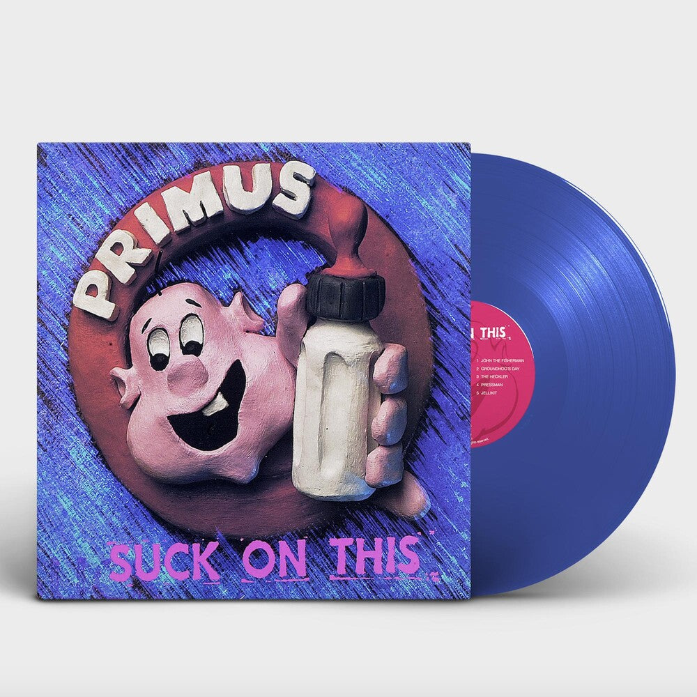 the album cover for Primus - Suck On This [Cobalt Blue LP]