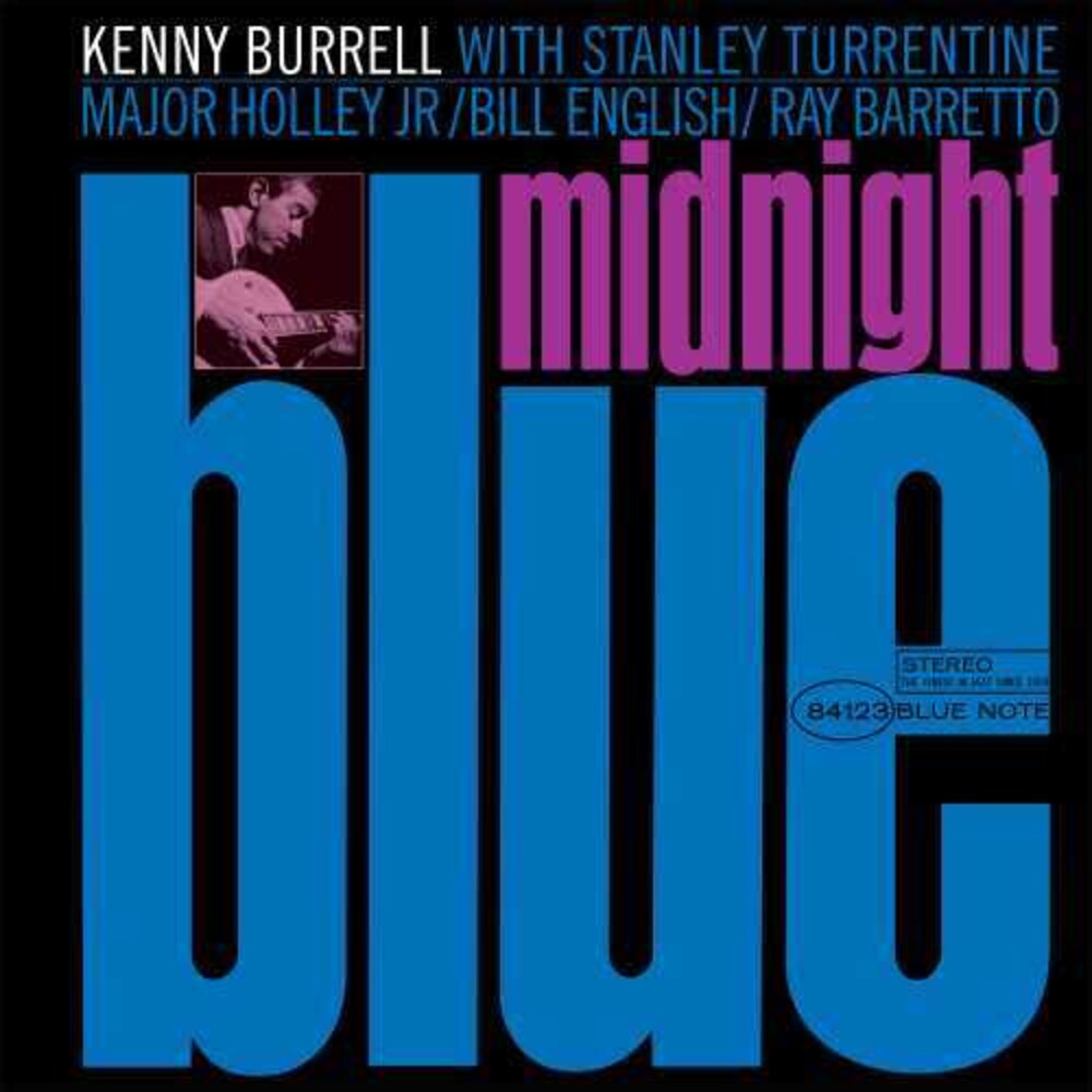 the album cover for Kenny Burrell - Midnight Blue (Blue Note Classic Vinyl Edition)