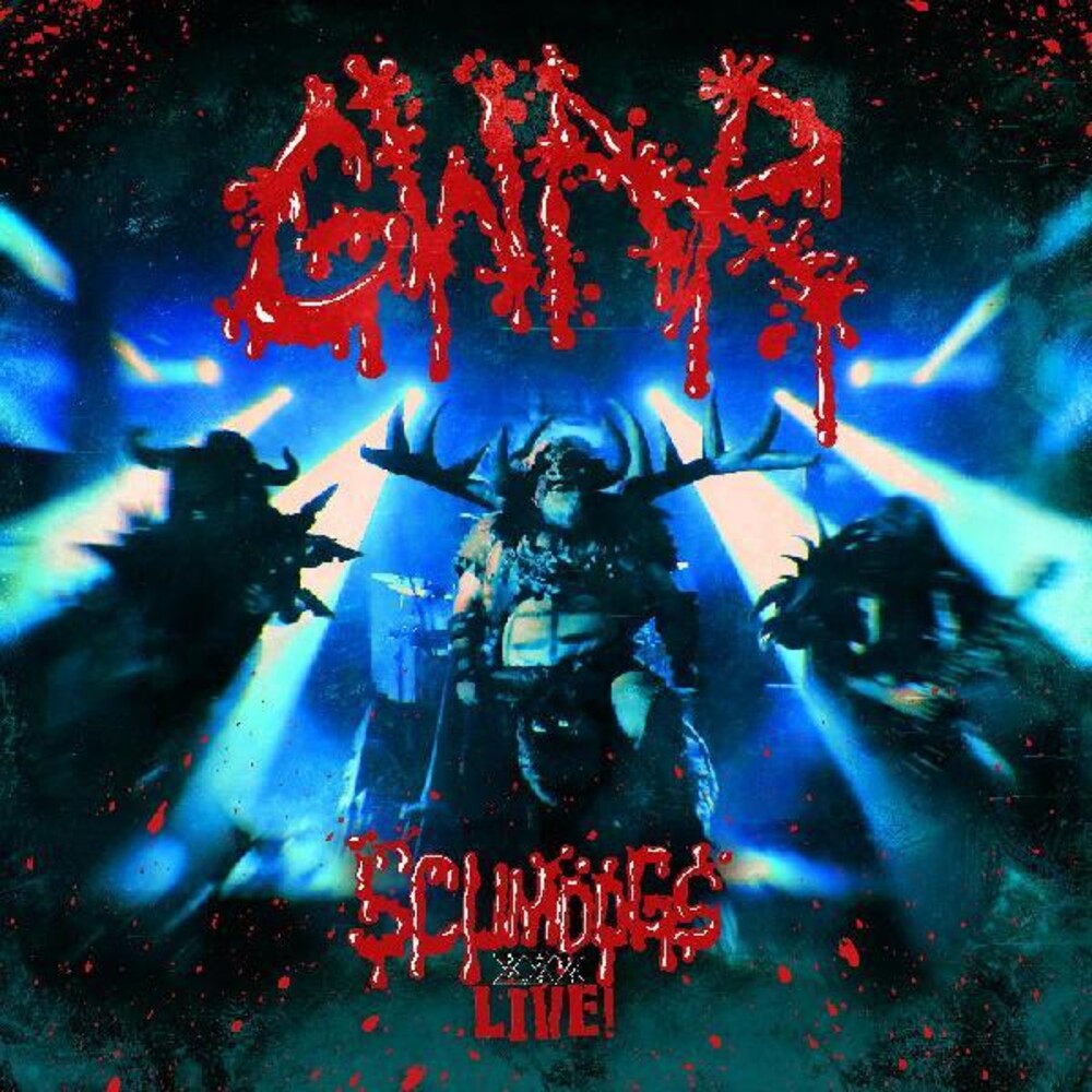 the album cover for GWAR - Scumdogs XXX Live [Blue Marble 2LP]