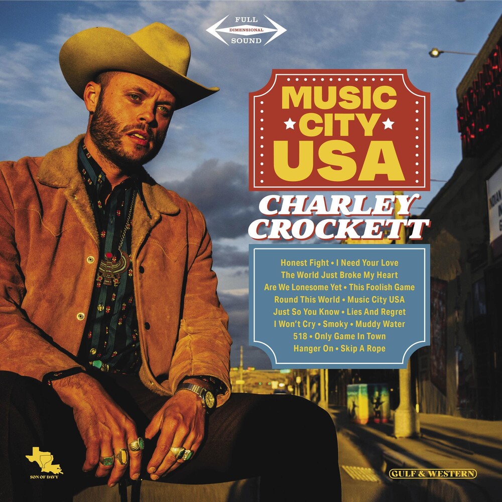 the album cover for Charley Crockett - Music City USA [2LP]