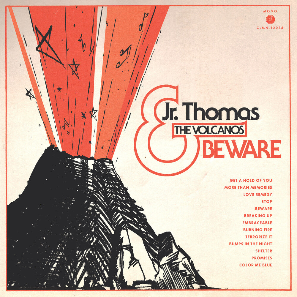 the album cover for Jr. Thomas & The Volcanos - Beware