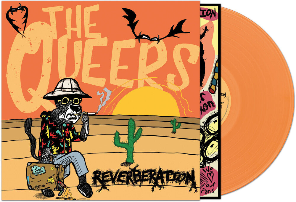 the album cover for The Queers - Reverberation [Orange LP]