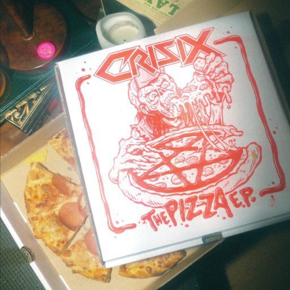 the album cover for Crisix - The Pizza Ep (Red Vinyl) [Colored Vinyl] [Limited Edition] (Red)