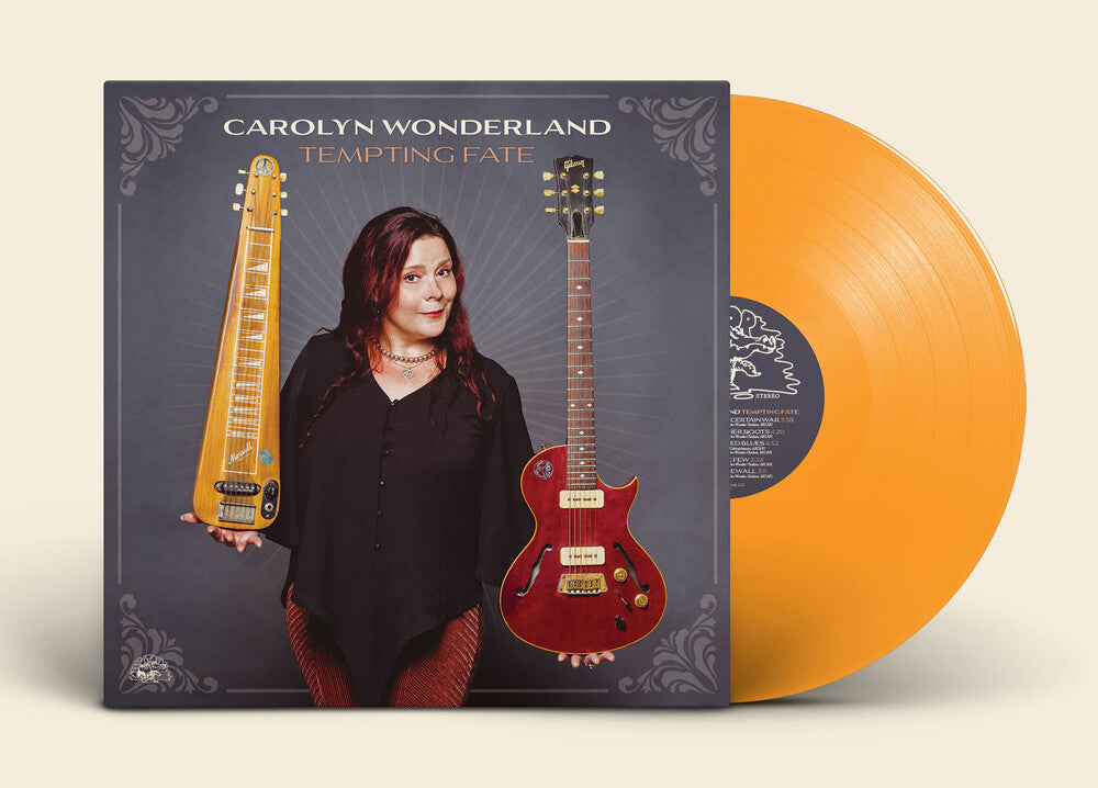 the album cover for Carolyn Wonderland - Tempting Fate [Colored LP]
