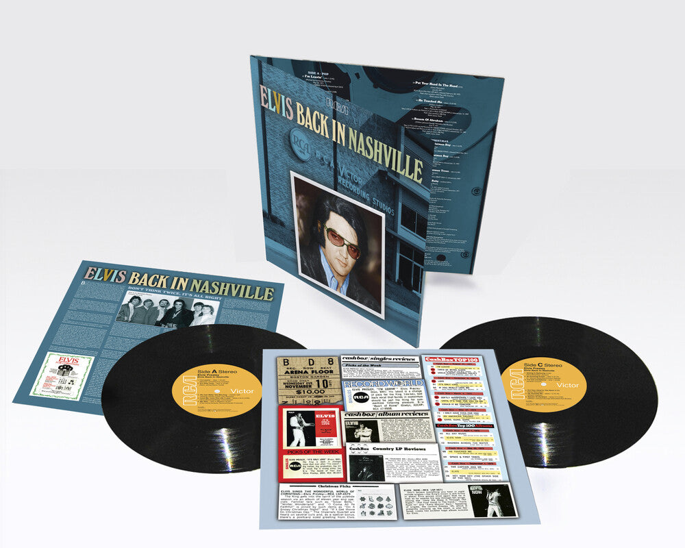 the album cover for Elvis Presley - Back In Nashville [2LP]