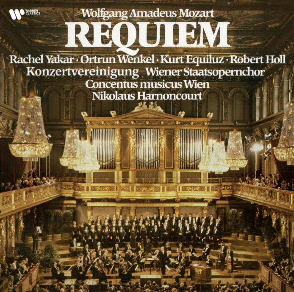 the album cover for Nikolaus Harnoncourt  / Concentus Musicus Wien - Mozart: Requiem