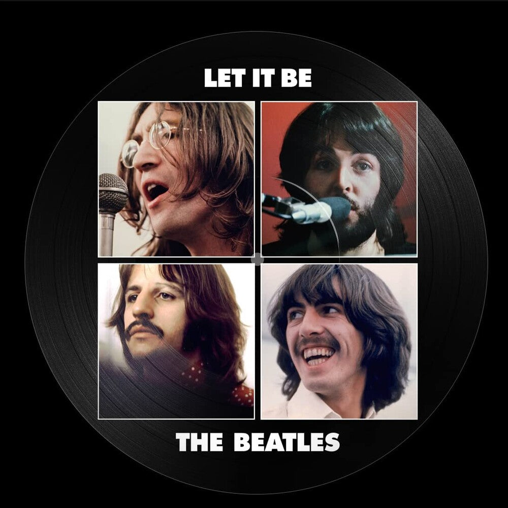 the album cover for The Beatles - Let It Be: Special Edition [Indie Exclusive Limited Edition Picture Disc LP]