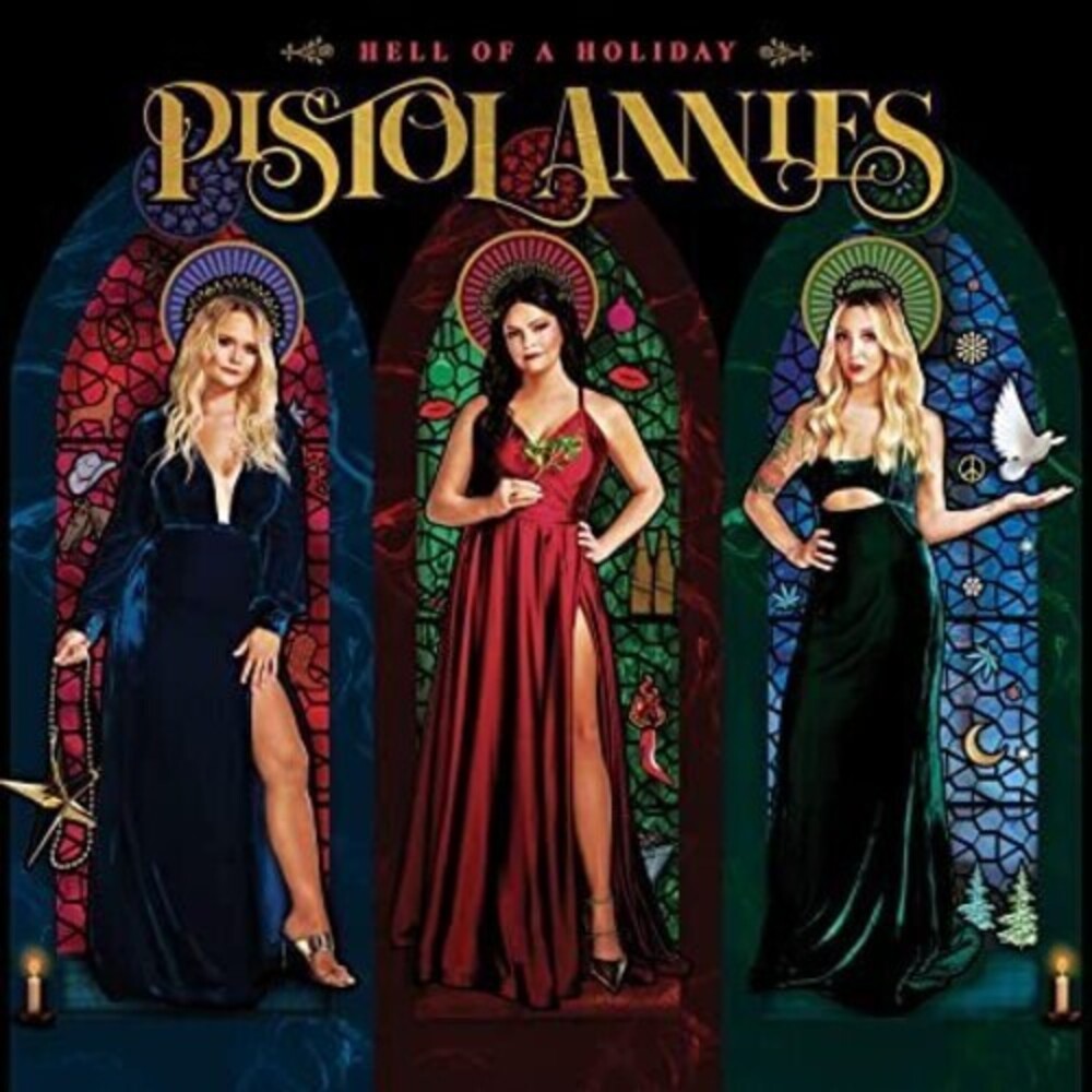 the album cover for Pistol Annies - Hell Of A Holiday [Colored Vinyl]