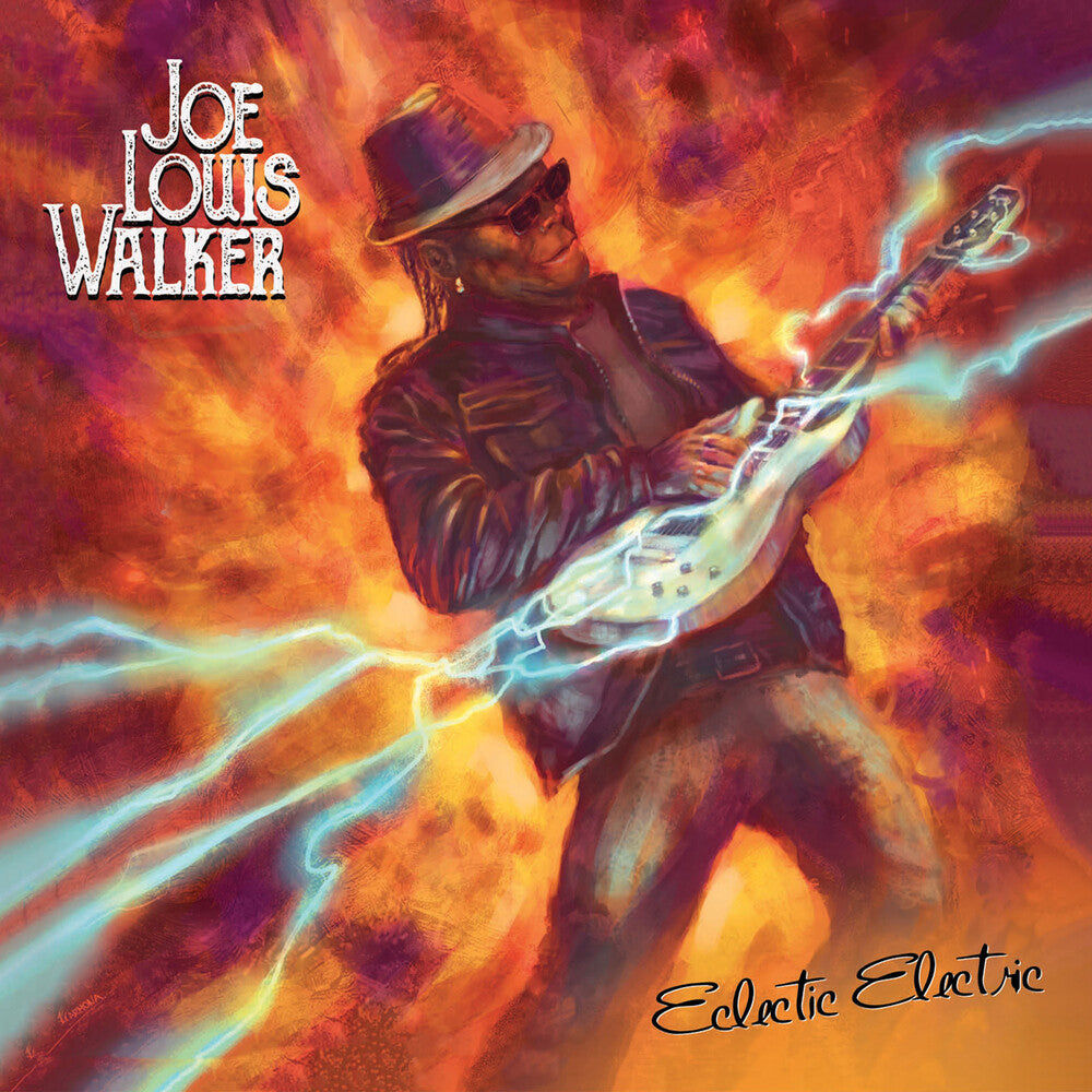 the album cover for Joe Louis Walker - Eclectic Electric (Red Vinyl) [Colored Vinyl] (Gate) (Red)