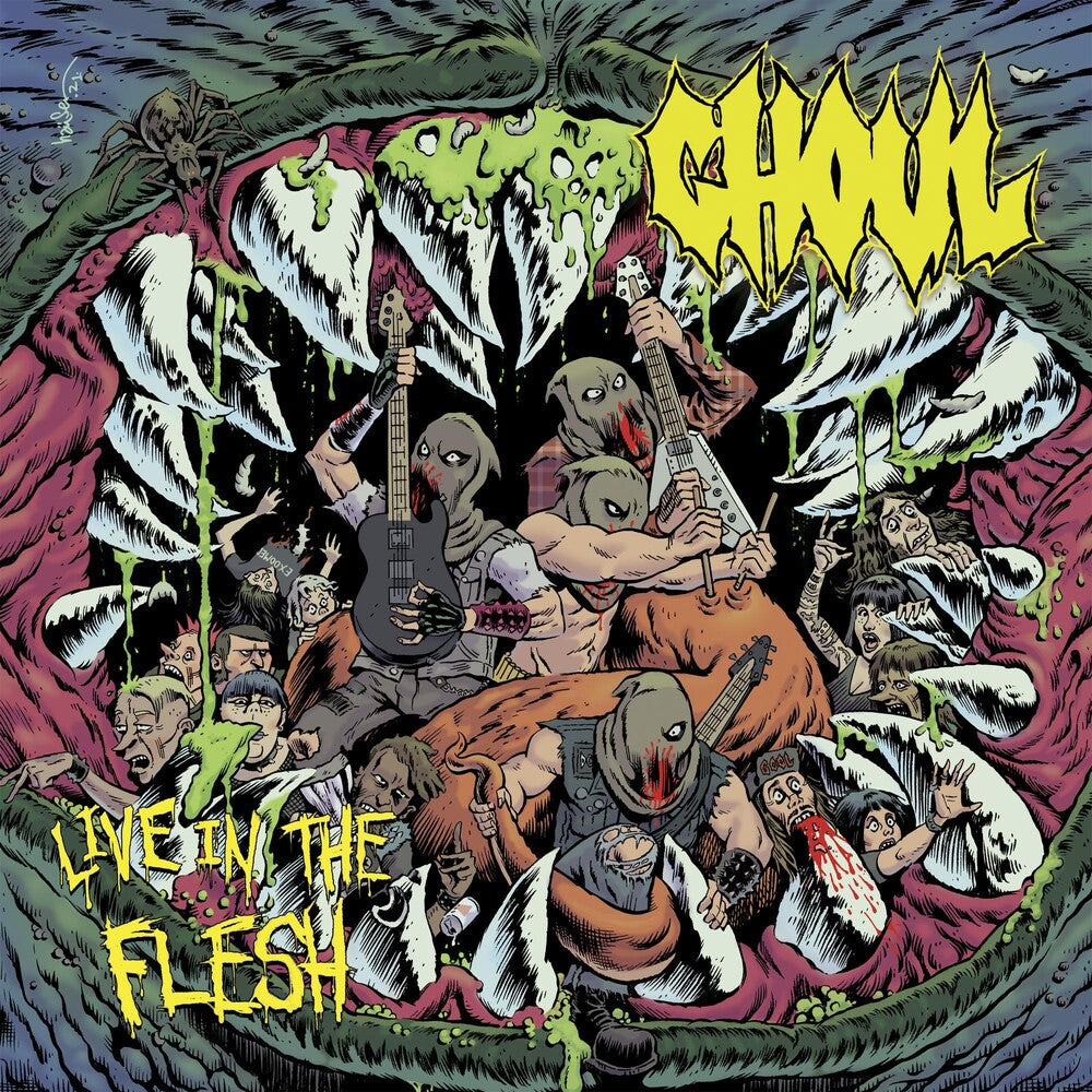 the album cover for Ghoul - Live In The Flesh [2LP]