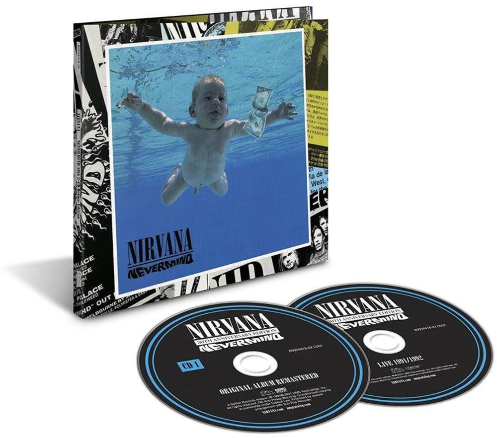 the album cover for Nirvana - Nevermind: 30th Anniversary [Deluxe 2CD]