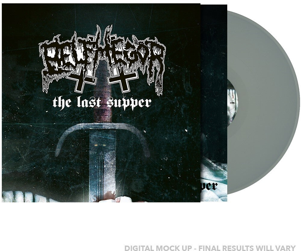 the album cover for Belphegor - Last Supper [Indie Exclusive] (Remastered) (Ash Grey) [Colored Vinyl]