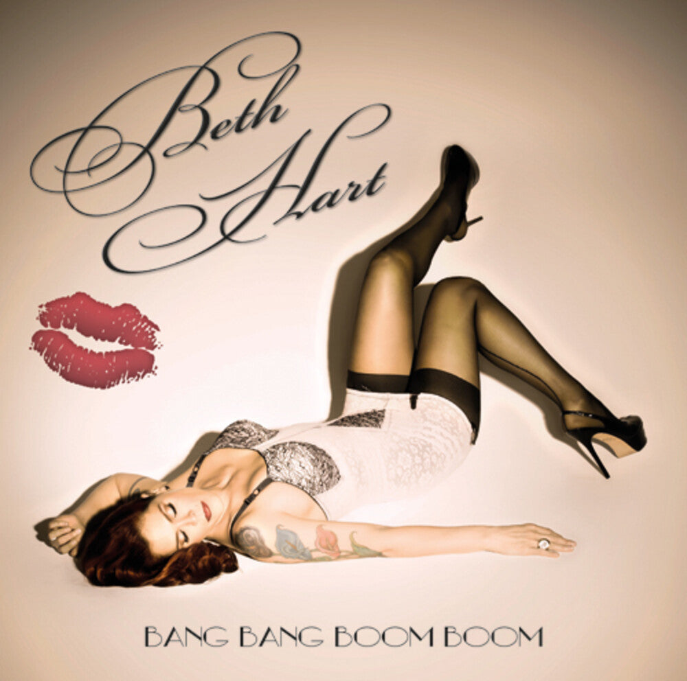 the album cover for Beth Hart - Bang Bang Boom Boom (Clear Transparent) [Clear Vinyl]