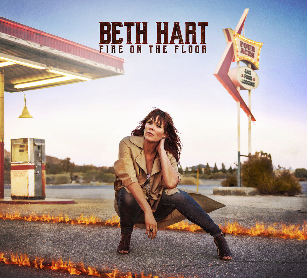 the album cover for Beth Hart - Fire On The Floor (Clear Transparent) [Clear Vinyl]