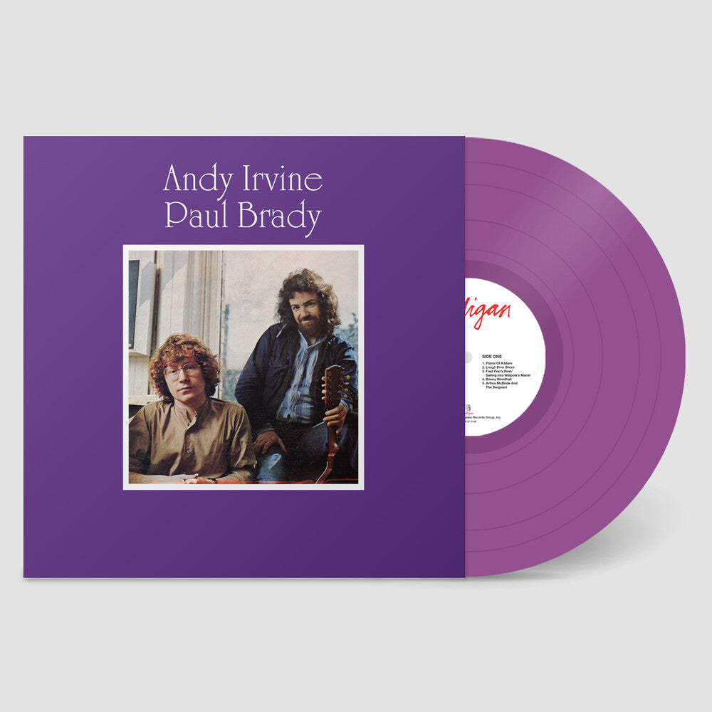 the album cover for Andy Irvine  / Brady,Paul - Andy Irvine / Paul Brady (Special Ed.) (Purple)