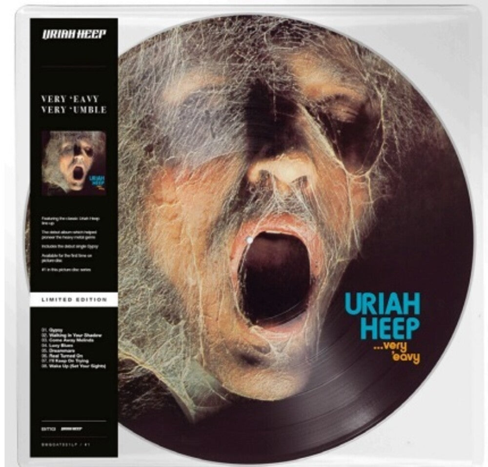 the album cover for Uriah Heep - Very Eavy Very Umble