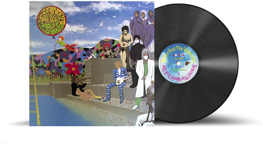 the album cover for Prince - Around The World In A Day [LP]