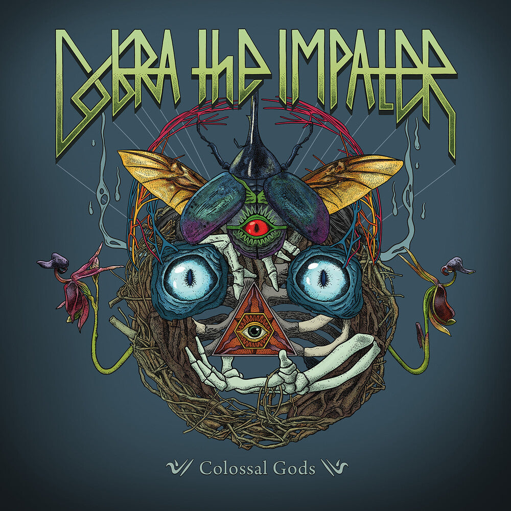 the album cover for Cobra the Impaler - Colossal Gods (Red) [Colored Vinyl] [Limited Edition] (Red)