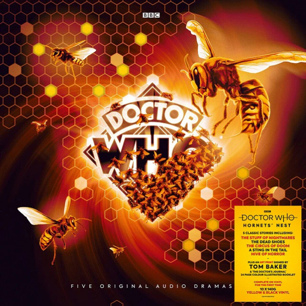 the album cover for Doctor Who (Blk) (Box) (Ltd) (Ofgv) (Ylw) (Auto) - Hornets' Nest (Blk) (Box) [Limited Edition] (Ofgv) (Ylw) (Uk)