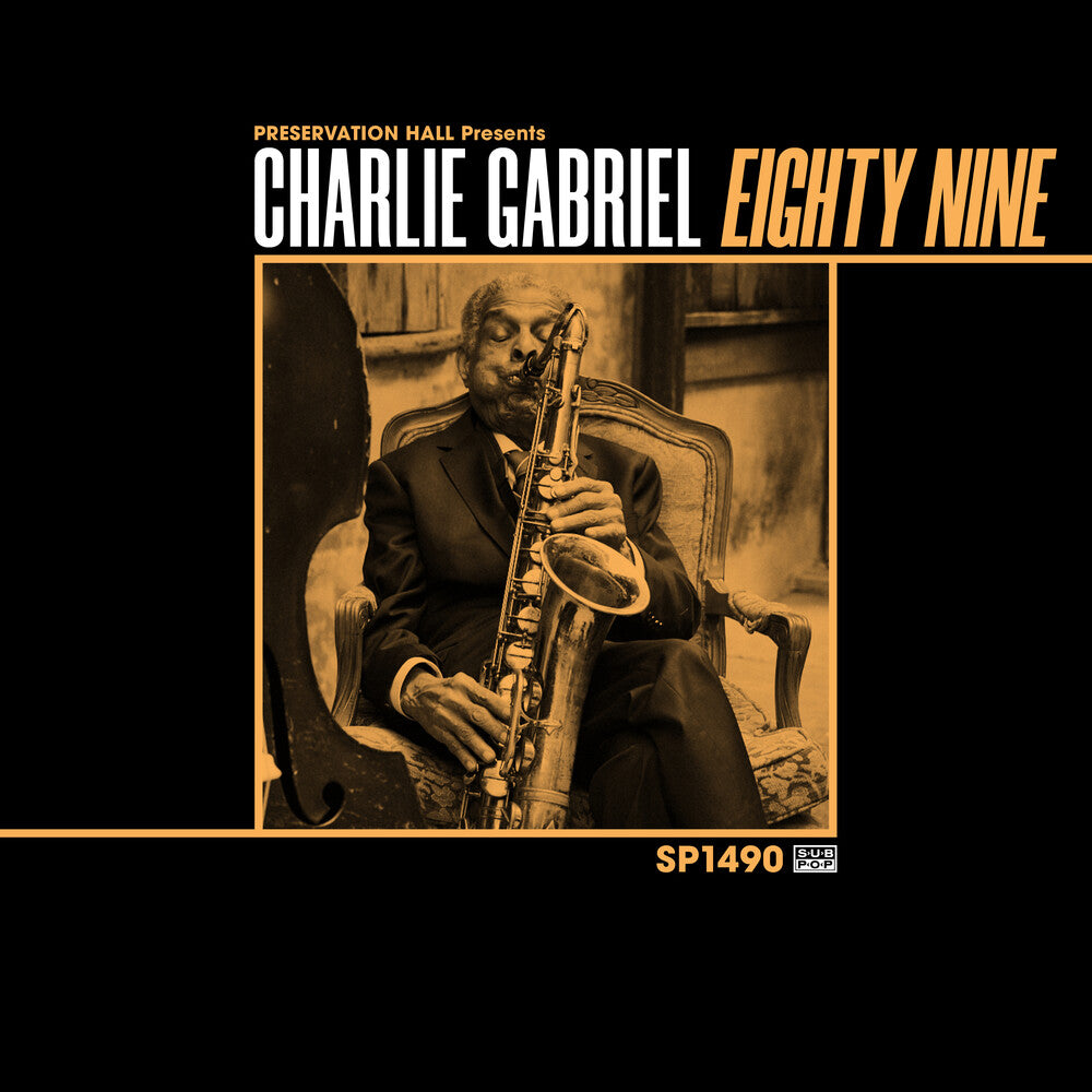 the album cover for Charlie Gabriel - Eighty Nine [Limited Edition Translucent Gold LP]