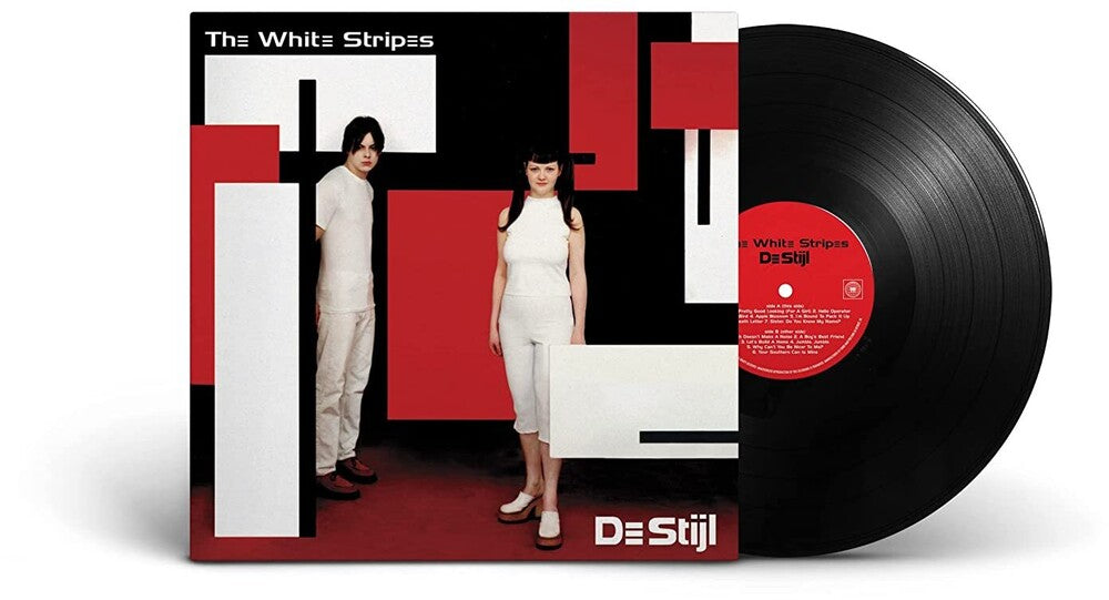 the album cover for The White Stripes - De Stijl [LP]