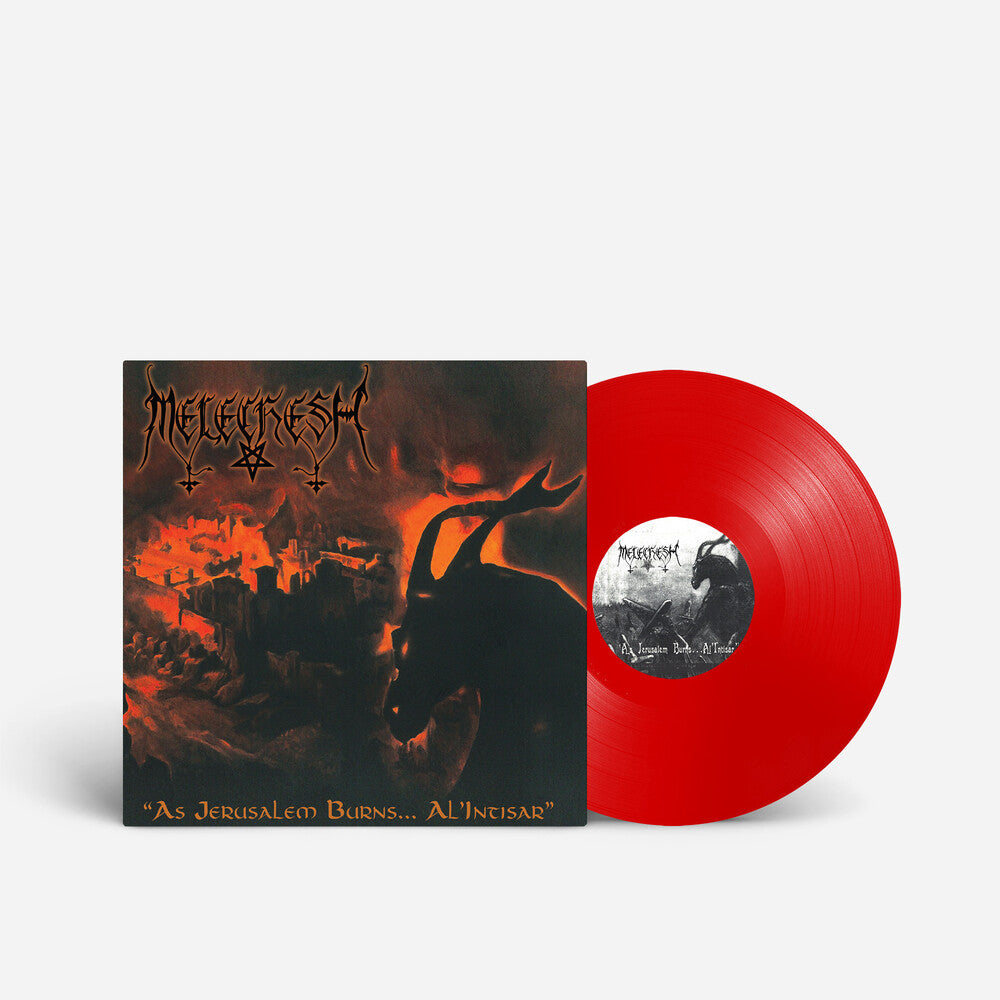 the album cover for Melechesh - As Jerusalem Burns.Al'intisar