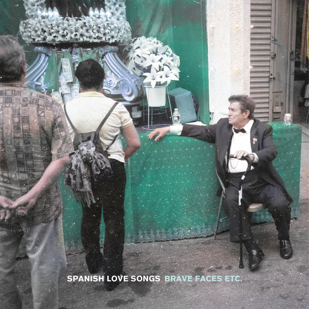the album cover for Spanish Love Songs - Brave Faces Etc. [Indie Exclusive Limited Edition Doublemint & White Galaxy 2LP]