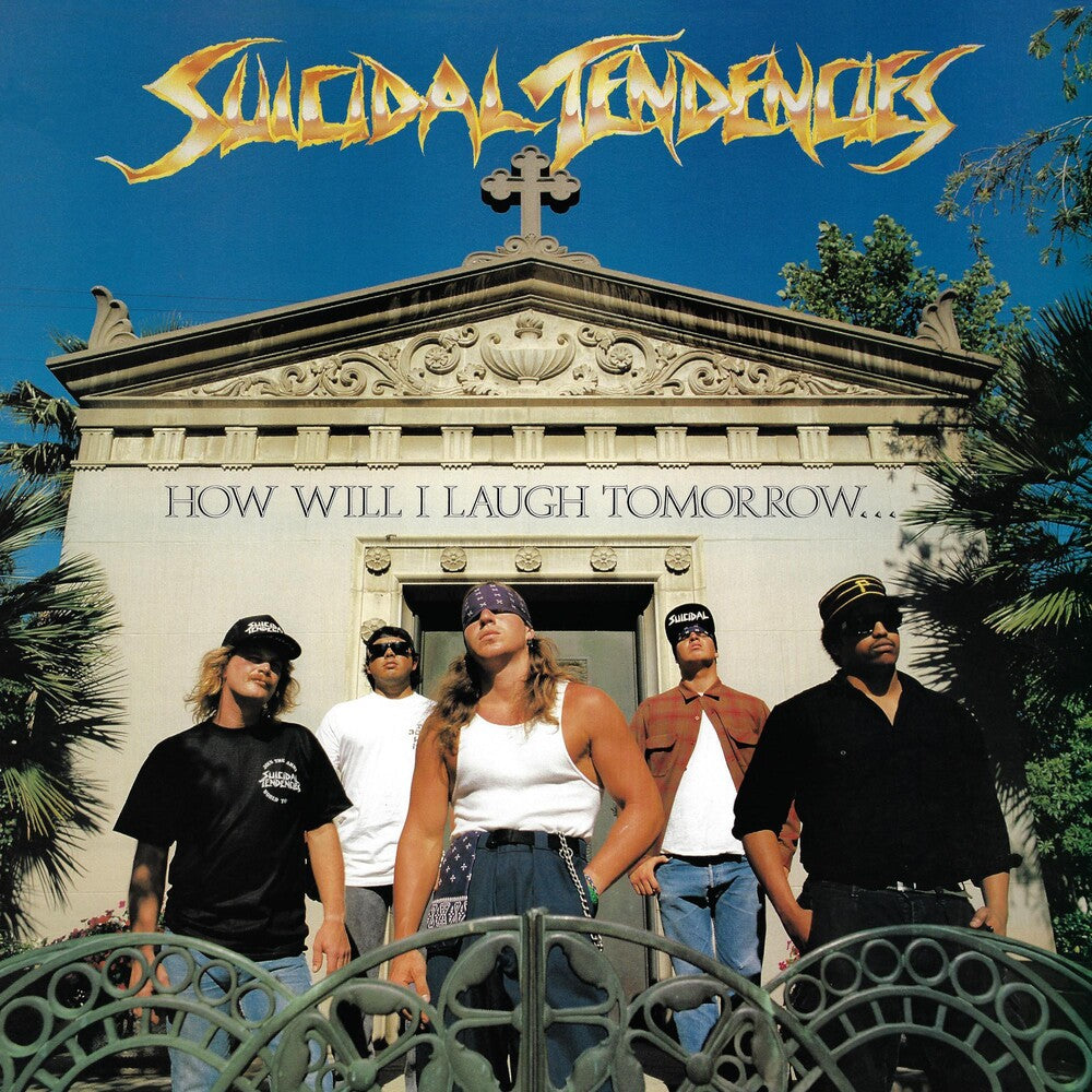 the album cover for Suicidal Tendencies - How Will I Laugh Tomorrow When I Can't Even Smile Today [Indie Exclusive Limited Edition Sky Blue LP]